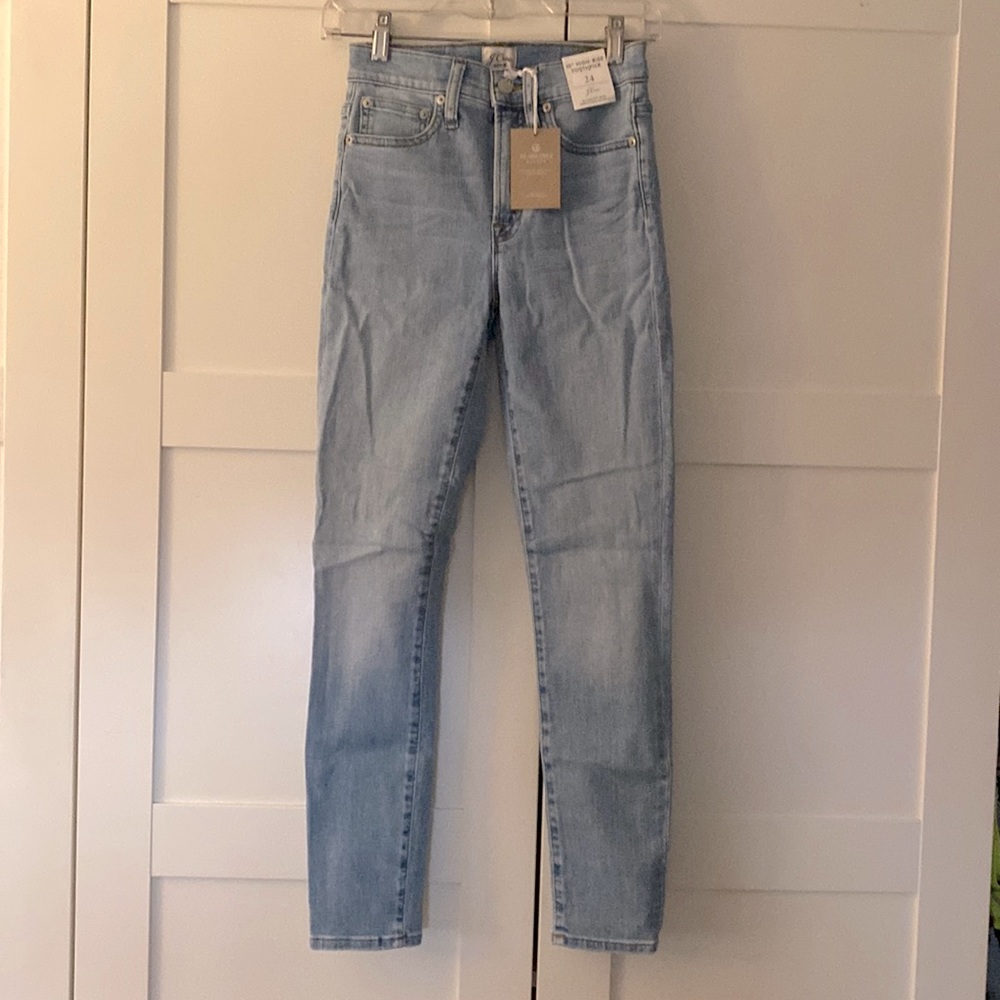 NWT J.Crew 10" toothpick jean SZ 24